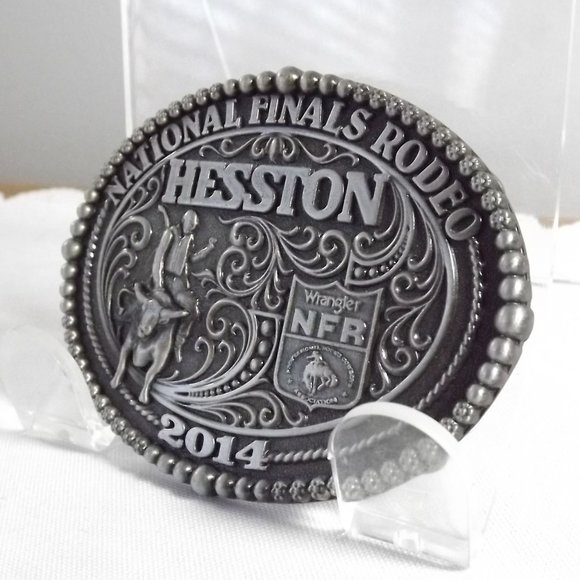 National Finals Rodeo Child's Buckle 2014 Hesston Commemorative Series Limited - Picture 2 of 9